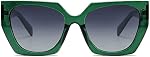 SOJOS Retro Square Cateye Polarized Lunettes de soleil Femmes Trendy Outsize Designer Shades SJ2205
