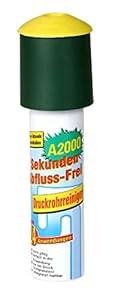 purclean A2000 Druckrohrreiniger mit 150 ml