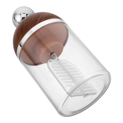 Distributeur automatique de mousse électrique en noyer rechargeable pour shampoing
