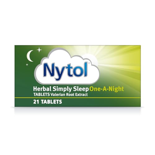 Nytol Herbal Simply Sleep One A Night Tablets - Herbal Remedy with Natural Active Ingredients Used to aid Sleep - 21 Count (Pack of 1)