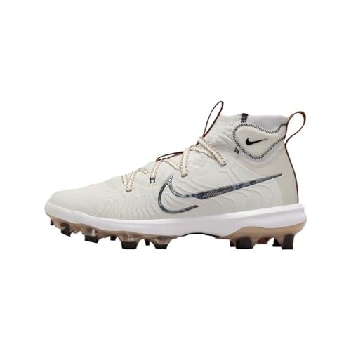 Nike Alpha Huarache NXT MCS Baseball Cleats (FZ8650-100, Summit White/Phantom/Hemp/Royal Pulse)