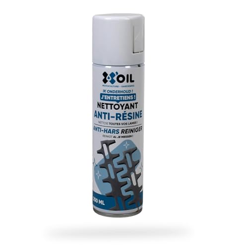 X'OIL - Aérosol Anti-Résine - Pour Taille Haie & Sécateur - Puissant & Durable - Facilité D'Application - 250ml