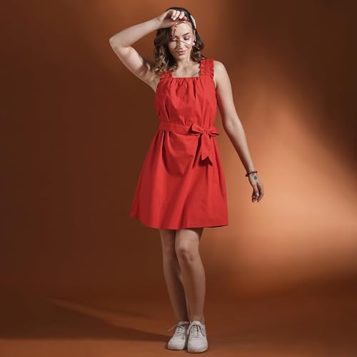 Image of Globus Women Dress (GS566342 Red S)