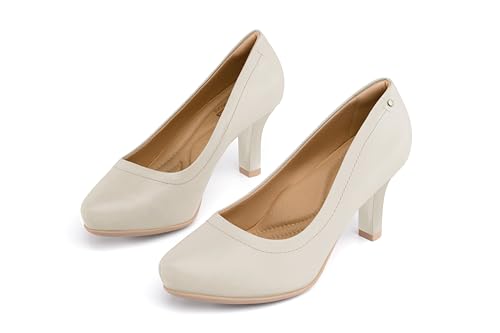 Comfort Flex Sofia Women’s Office Pumps – Comfortable Heels with Cushioned Insole & Arch Support – Versatile All-Day Work Shoes for Professionals2