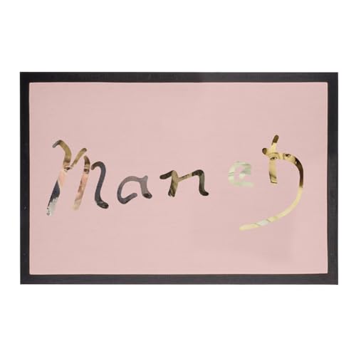 Paillasson Rose Manet 60x40cm pour sublimer l'entrée de votre appartement chaleureux - 2