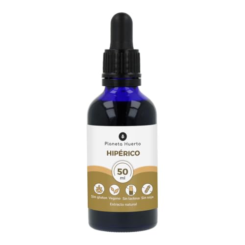 PLANETA HUERTO | Extracto de Hipérico 50 ml – Relajante Natural, Apoyo para el Bienestar Emocional
