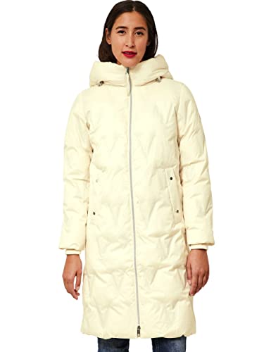 STREET ONE Damen A201725 Wintermantel, cool Cream, 40