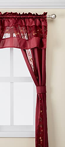 Achim Home Furnishings Oakwood - Cenefa, 14 pulgadas, natural, 139,7 x 213,4 cm, 3 unidades Cover