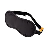 Samsonite Microbead Eye Mask with Ear Plugs, Black