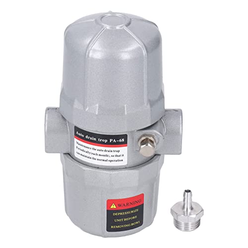 Valve de vidange d'eau automatique Walfront G1/2 en aluminium pour purger l'air