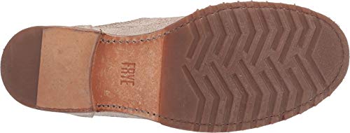 Image of Frye 5 inch Veronica Booties for Women - Full-Grain Brush-Off Leather with Antique Metal Hardware and Rubber Outsole, Genuine Stitch Welt Construction