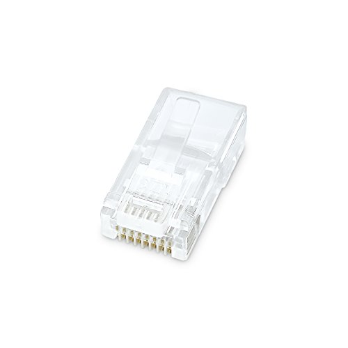 Belkin RJ45 Modular Connector 50 Pack (Clear), transparent, 5x6x1 inches