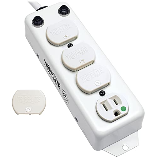 Tripp Lite Safe-IT UL 1363A Medical-Grade Power Strip for Patient-Care Vicinity, 4 15A...