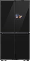 Samsung Geladeira French Door Bespoke AI RM90F com Tela AI Home Black Charcoal 658L - 127V