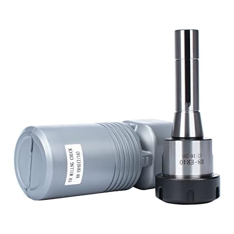 INPANOLS R8 ER40 Collet Chuck, Precision Milling Shank Holder, Drawbar Thread 7/16"-20 Cover