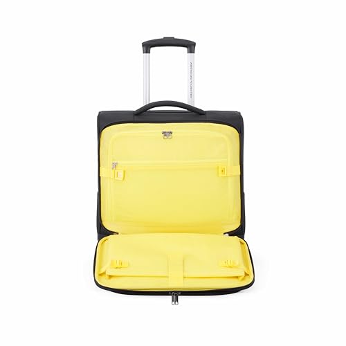 Image of American Tourister Trend Biz | 33 Ltrs | 1 Compartment | 360 Spinner Wheels | Rolling Tote Bag | 3 Year International Warranty | Black