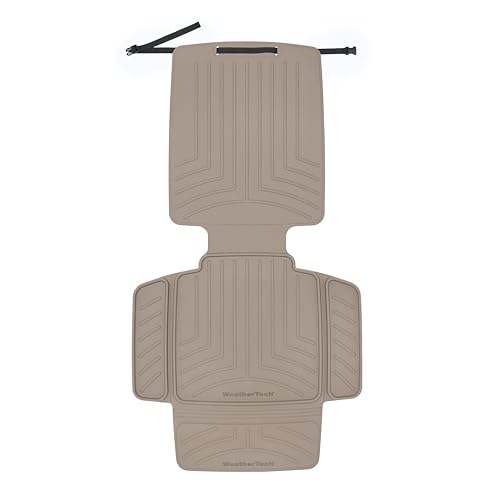 Image of WeatherTech Child Car Seat Protector with Back Tan