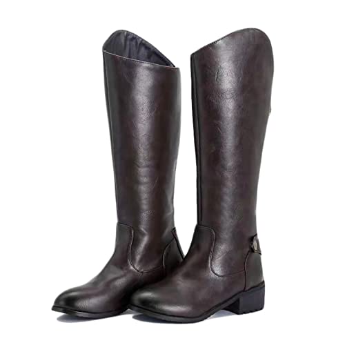 BYEJIAK Stivaletti Donna Stivali da equitazione