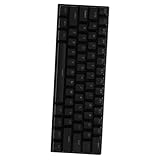 EXQUIMEUBLE クリック感のある青軸メカニカルゲーミングキーボードキー有線式 ブラックエルゴ クス設計 ポータブルバックライト搭載 ゲームと