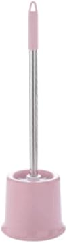 Soft Hangable Toilet Brush with Soft Bristles Toilet Bowl Brush Compact Size Toilet Brush and Holder Plastic for Bathroom Reusable