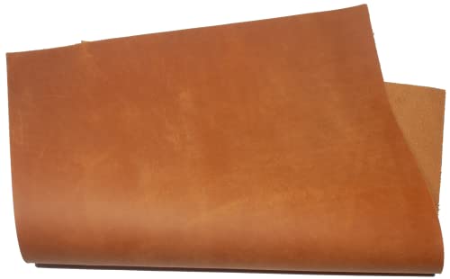Cuir de vachette Pull-Up Crazy Horse 1,6 mm marron clair pour travaux manuels A6 - 3