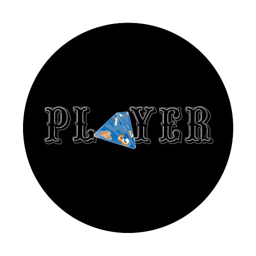 Player Outfit - Nerd Dice Game Outfit Nerd PopSockets Swappable PopGrip, Black - Image 3