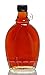North Mountain Supply 12 Ounce Glass Maple Syrup Bottles with Loop Handle & Black Plastic Tamper Evident Lids - Case of 12