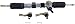LSSOCH Steering Rack and Pinion With Tie Rod Ends 39191-0016 39191-0021 Compatible with Kawasaki Mule 550 2500 2510 2520 3000 3010 4000 4010