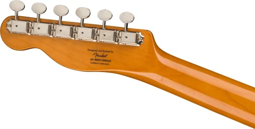 Image of Squier Classic Vibe Baritone Custom Telecaster Electric Guitar, with 2-Year Warranty, Black, Laurel Fingerboard