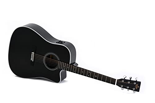 Sigma DMC-1E-BK – Guitare électro-acoustique – Noir - Les Beatles, Paul McCartney, John Lennon, RIngo Starr, George Harrison Sigma DMC-1E-BK - Guitare électro-acoustique - Noir – Image 3