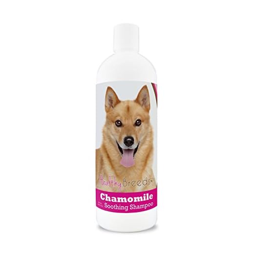 Healthy Breeds Finnish Spitz Chamomile Soothing Dog Shampoo 8 oz