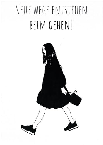 Postkarte Sprüche & Humor Neue Wege entstehen beim Gehen!