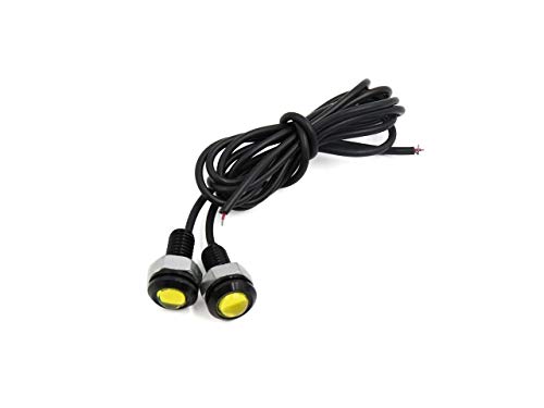 Image of 12V Eagle Eye LED Daytime Running DRL Backup Light Car Auto Yellow COB Lamp 2pcs CDRT 116