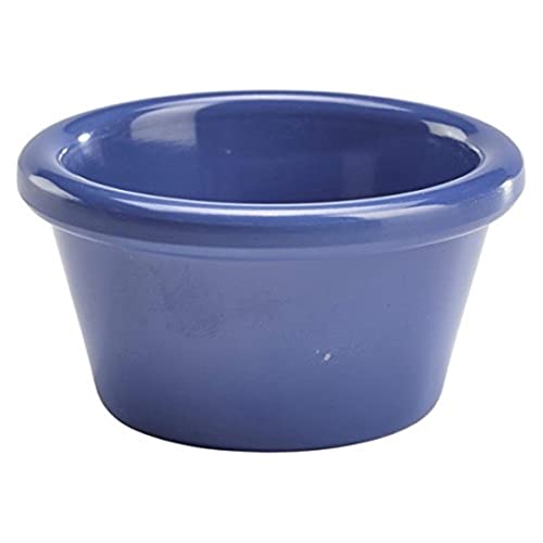 Genware NEV-S278-14 Ramekin Liscio, 56,7 g, Blu