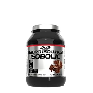 Whey Proteïne-isolaat, krachttraining, spieropbouw voor spierontwikkeling, Hydro Iso Whey Isobolic, 1 kg, chocolade, addict sport voeding
