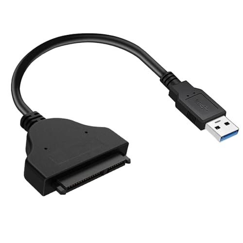 Horyue sata to usb Cable | High Speed sata to usb adapter for 2.5 SSD & HDD | Plug & Play usb to sata adapter Converter (Black 30cm)