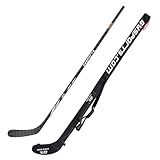 GY Ice Hockey Stick Senior 100% Carbon Fibre Hockey Stick Adult with Hockey Stick Bag, 66' Length/Flex 75 /Shaft Woven 24K /375G /Mid Kick Point (Left Handed)