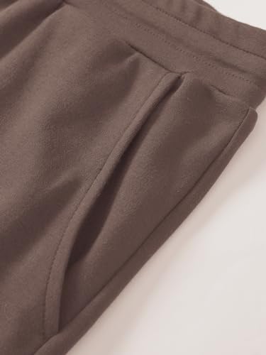 Weintee Women's Plus Size Petite Drawstring Knit Pants with Pockets3