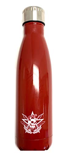Surreal Entertainment Call of Duty Modern Warfare Factions Insulated Stainless Steel 16 Ounce Water Bottle - East/West (REd)