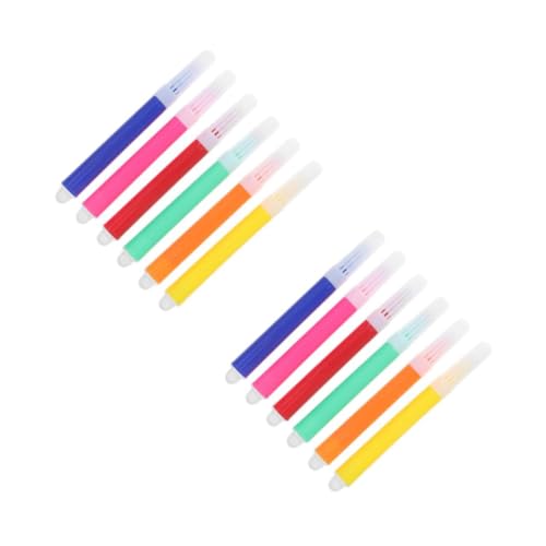 DIYEAH 2 Juegos Lápices De Color Kit De Manualidades Lapices De Dibujo Rotuladores De Agua Marcadores De Para Adultos Sin Sangrado Marcadores De Lujo El Plastico Paquete De 12 * 2