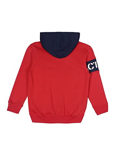 Image of Gini & Jony Boys Red Plain Knits Jacket