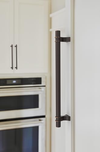Image of Amerock Davenport 12 inch (305mm) Center-to-Center Oil-Rubbed Bronze Appliance Pull, BP36697ORB