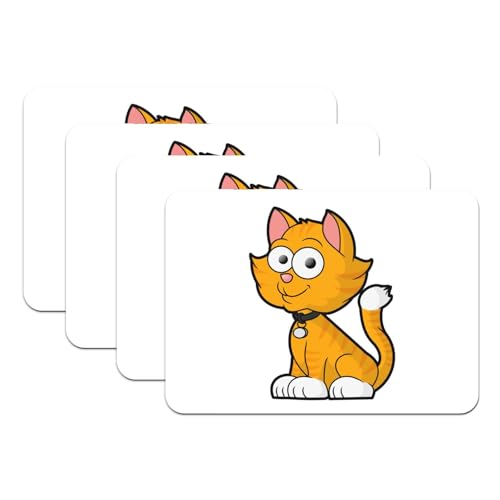 Set de table chat mignon fini les tables tachées repas enfant x4 - 2