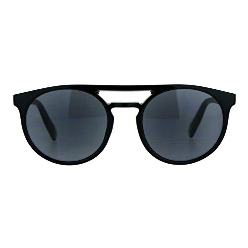 Flat Top Hipster Horn Rim Round Keyhole Reader Reading Sunglasses2