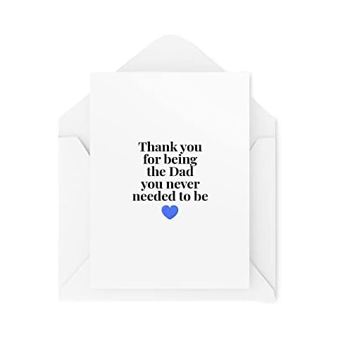 Thank You Step Dad Greeting Card Cover