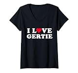 Photo Gallery donna i love gertie matching girlfriend & fidanzato gertie nome maglietta con collo a v Photo Gallery donna i love gertie matching girlfriend & fidanzato gertie nome maglietta con collo a v