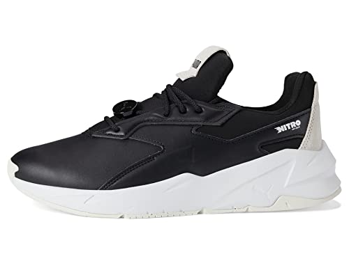 PUMA Womens Fier Nitro Lthr Lace Up Sneakers Shoes Casual - Black4