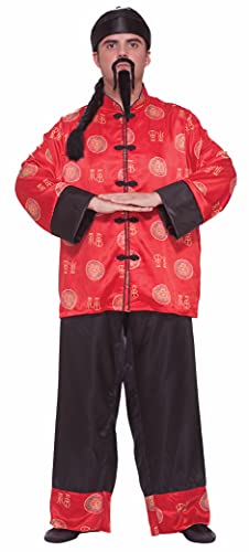 Forum Novelties Asian Gentleman Costume, Multicolor, Mens Full 44-48