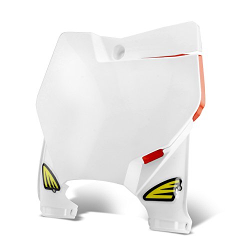 Plaque d'immatriculation Stadium Cycra 0804-42 blanche pour moto