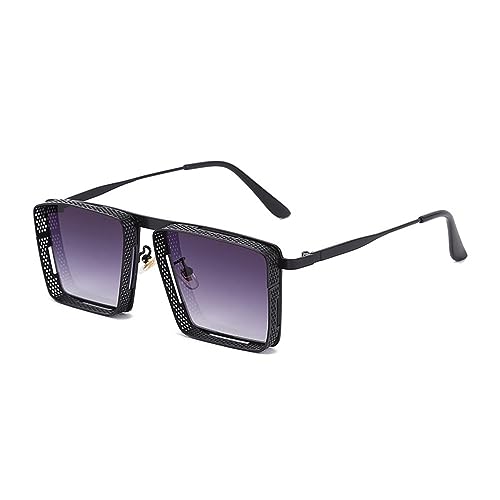 Lunettes Steampunk vintage argentées MUTYNE aux détails rétro gravés de qualité